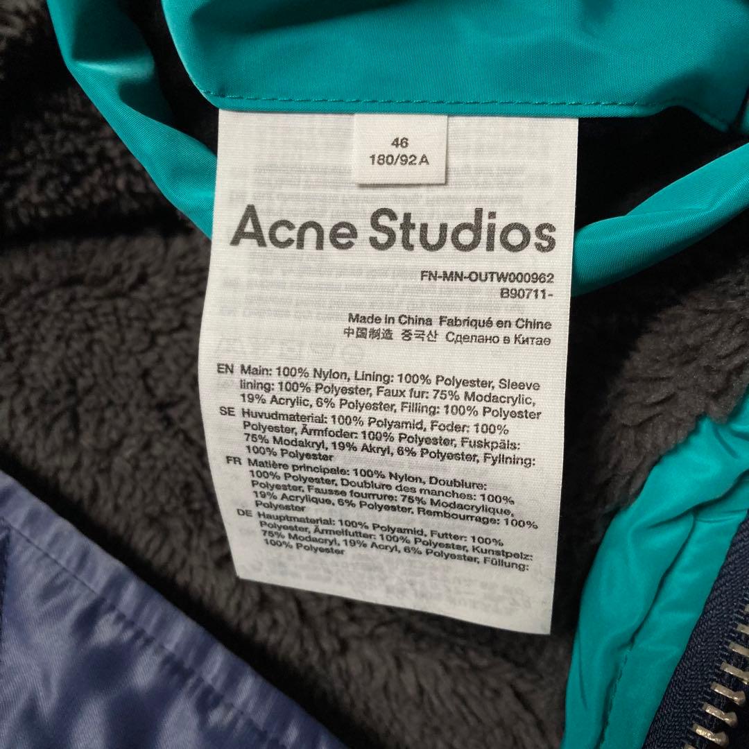 acne studios パッデッドフーデッド ボンバージャケット
