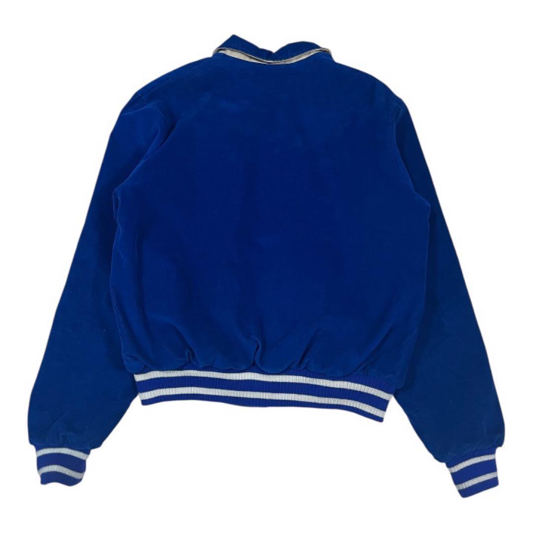 USA製Champion コーデュロイスタジャン サイズXL ブルー アメカジ