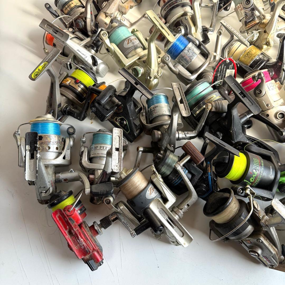 爱*闹様 リール ジャンク49個まとめ スピニング ベイト【NN0121-2】