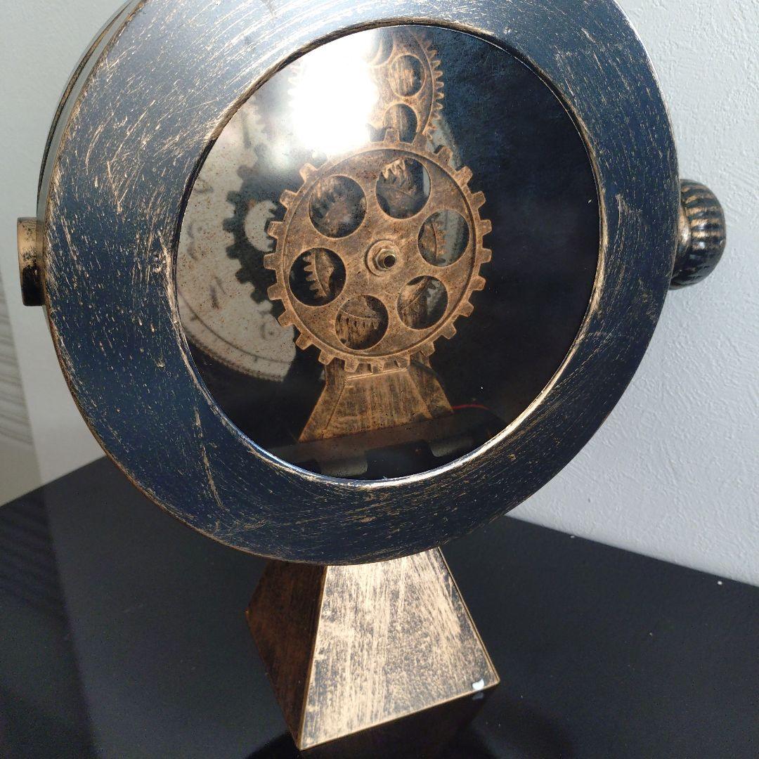 アンティーク風　ギア時計