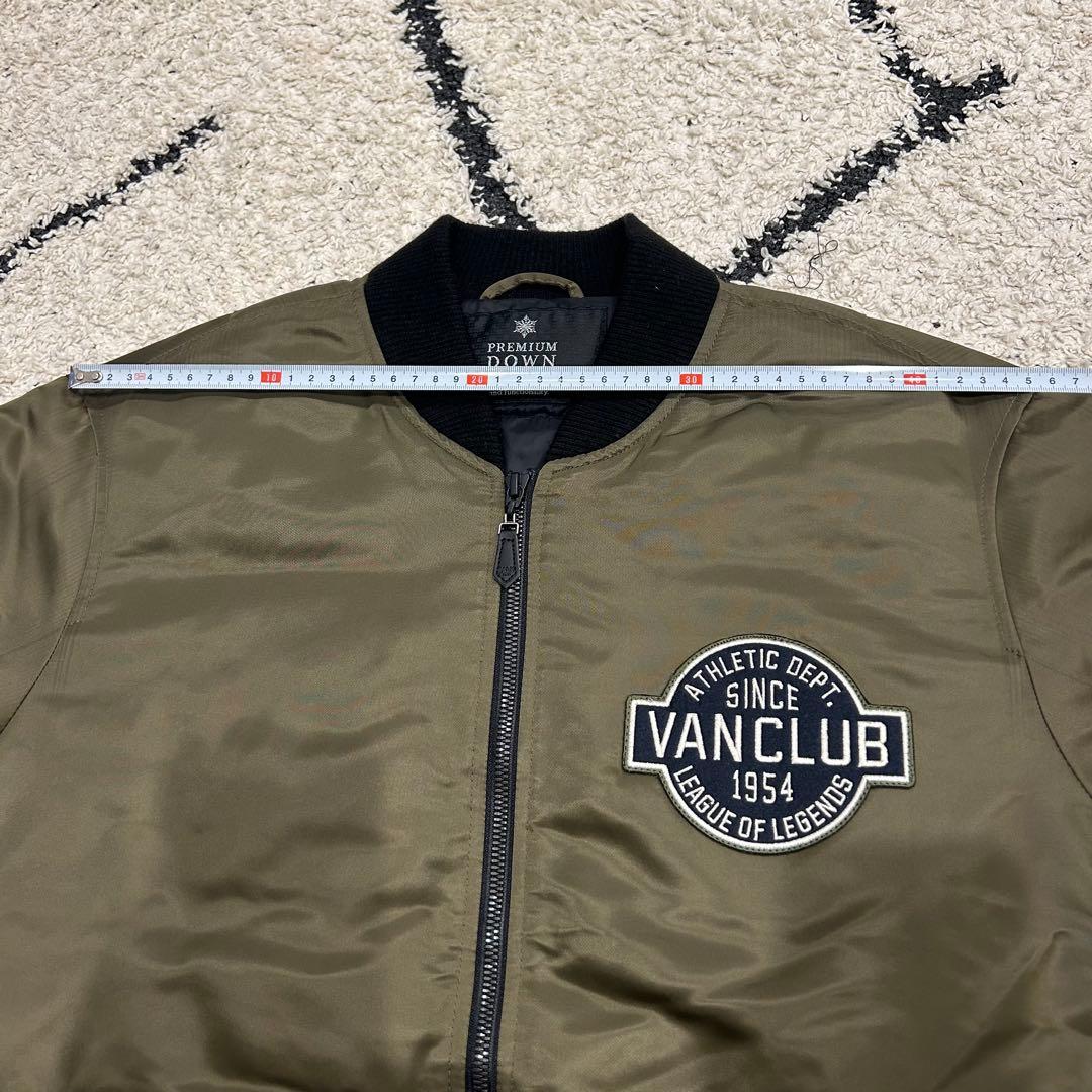 MA-1 VAN ヴァン フライトジャケット ダウンジャケット　アウター　カーキ