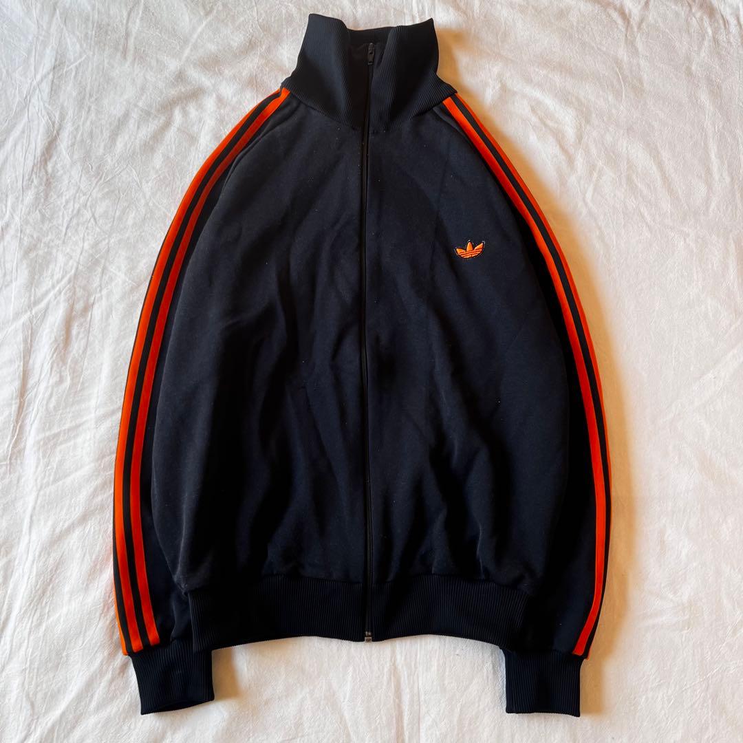 【希少】adidas 80s デサント製 トラックジャケット セットアップ 6号