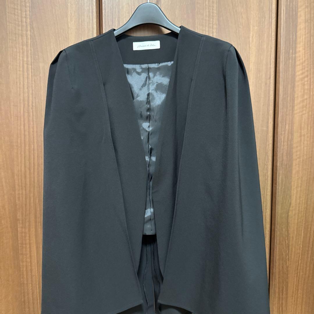 Maison de Dede ブラック　ケープジャケット