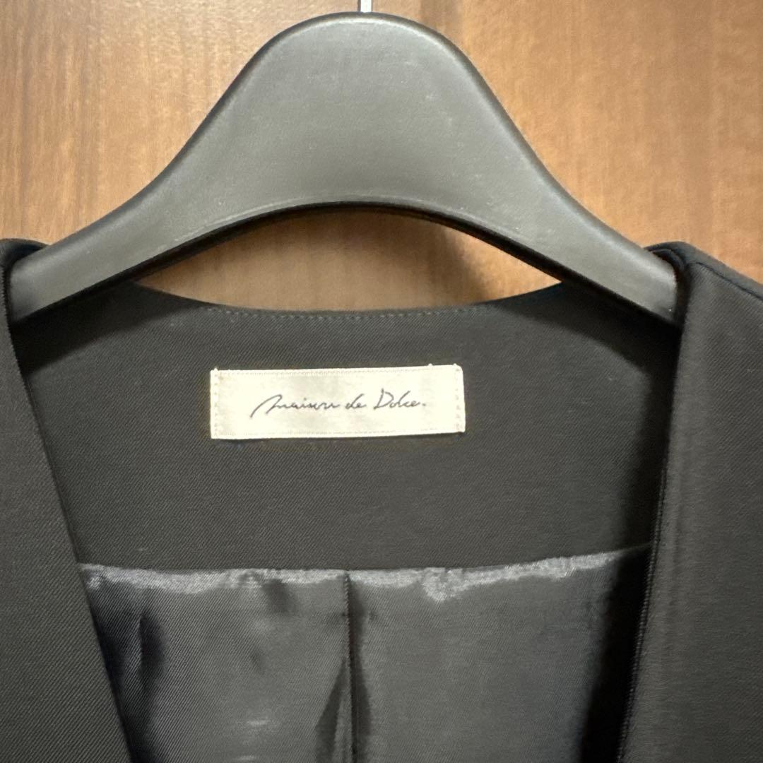 Maison de Dede ブラック　ケープジャケット