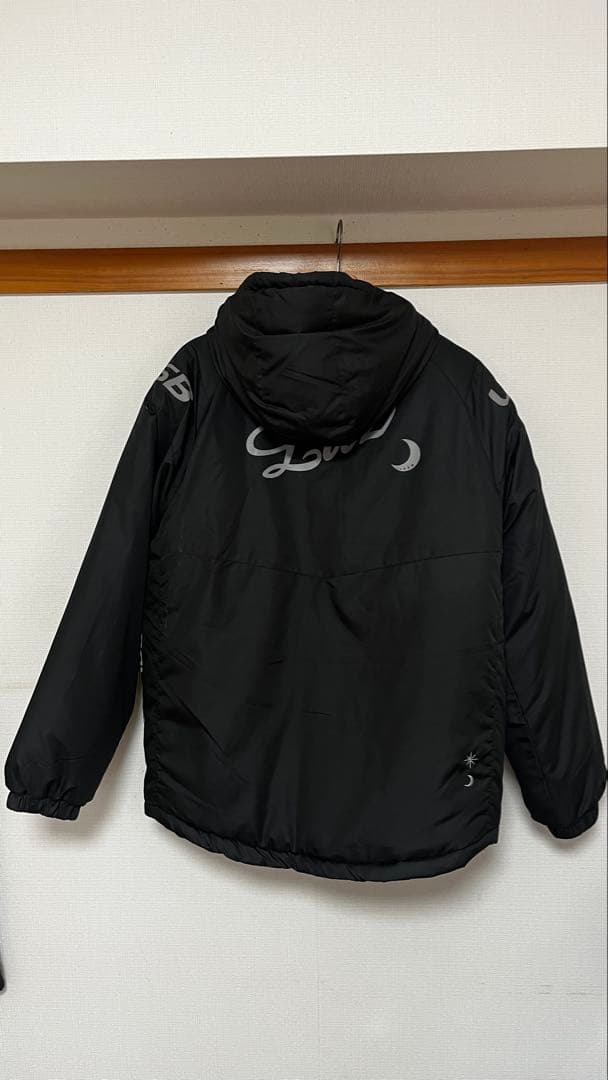 ルースイソンブラ 中綿ジャケット上下セット ブラック