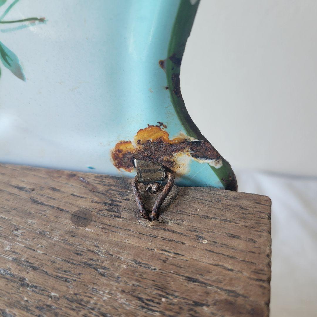 フランス　アンティーク　ホーロー　sel缶　JAPY