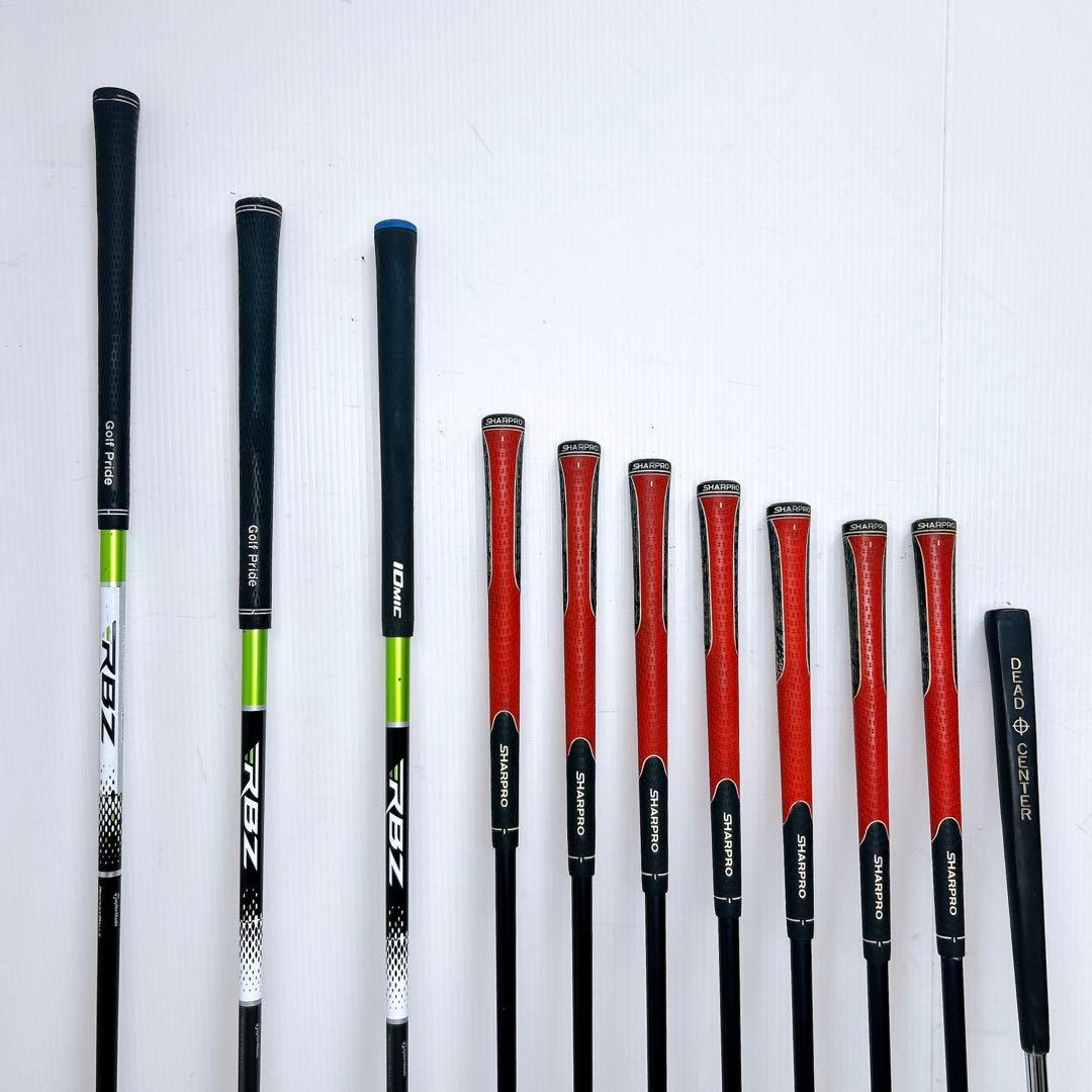 【バッグ未使用】テーラーメイド タイトリスト メンズクラブセット 11本 初心者