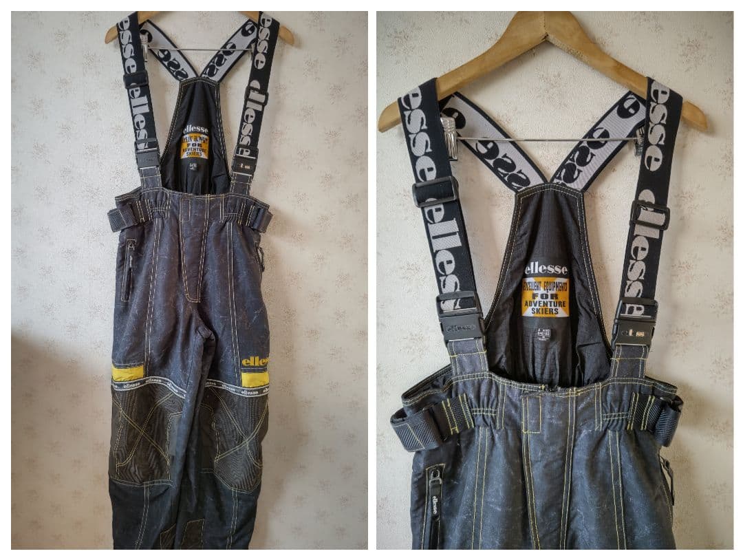 ☆ エレッセ ヴィンテージ スキー スノーボードウェア 上下セット L☆