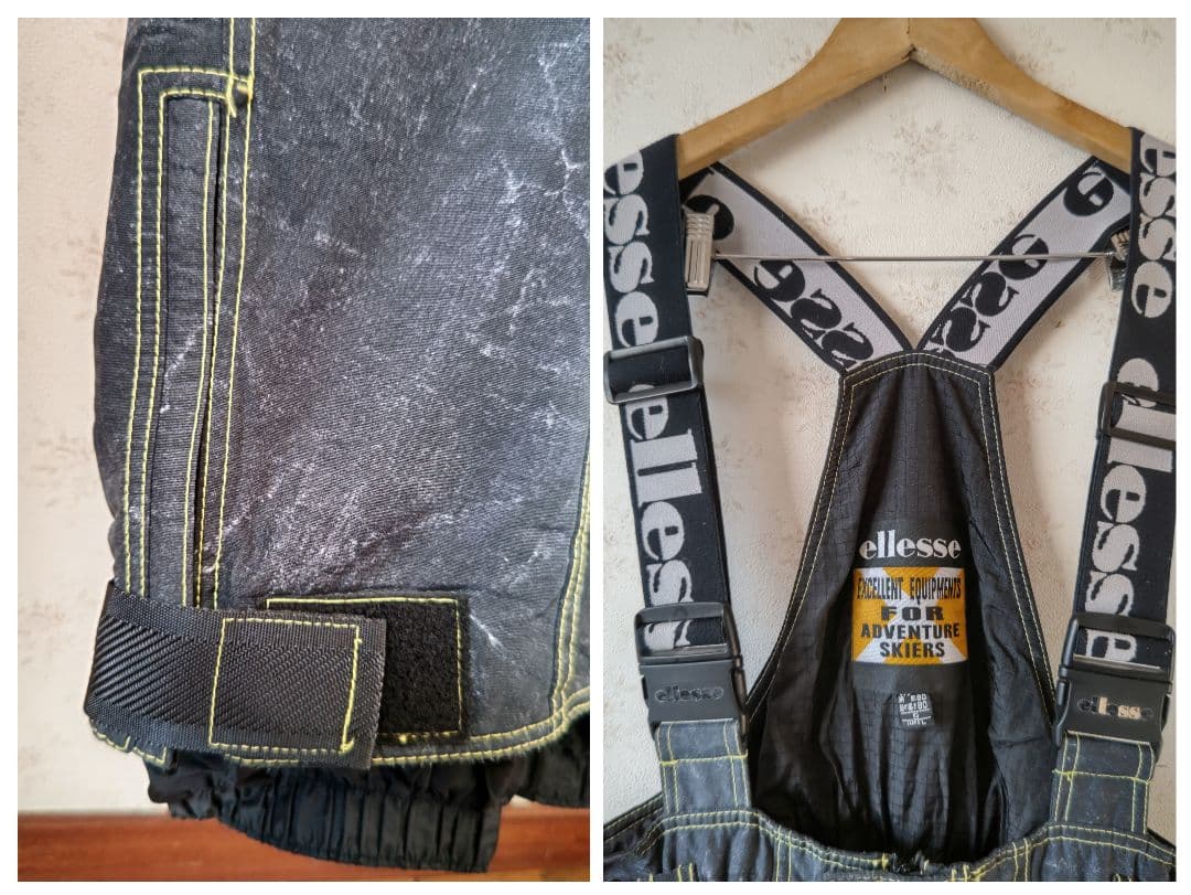 ☆ エレッセ ヴィンテージ スキー スノーボードウェア 上下セット L☆