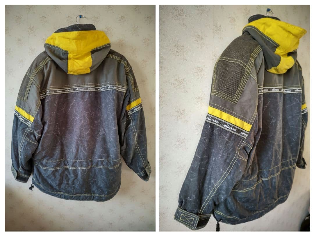 ☆ エレッセ ヴィンテージ スキー スノーボードウェア 上下セット L☆