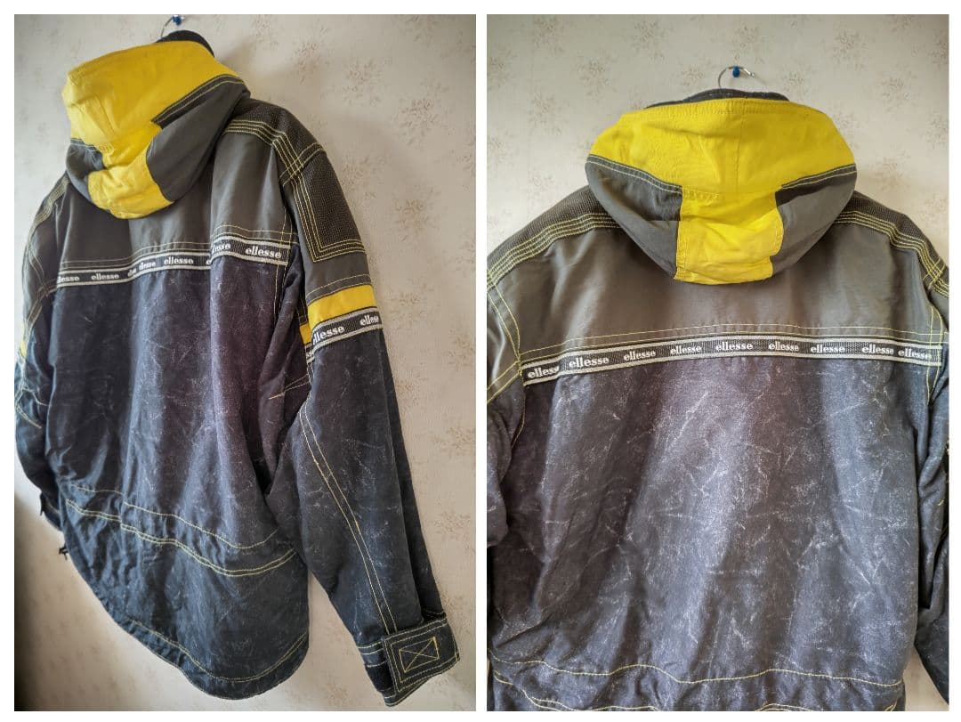 ☆ エレッセ ヴィンテージ スキー スノーボードウェア 上下セット L☆