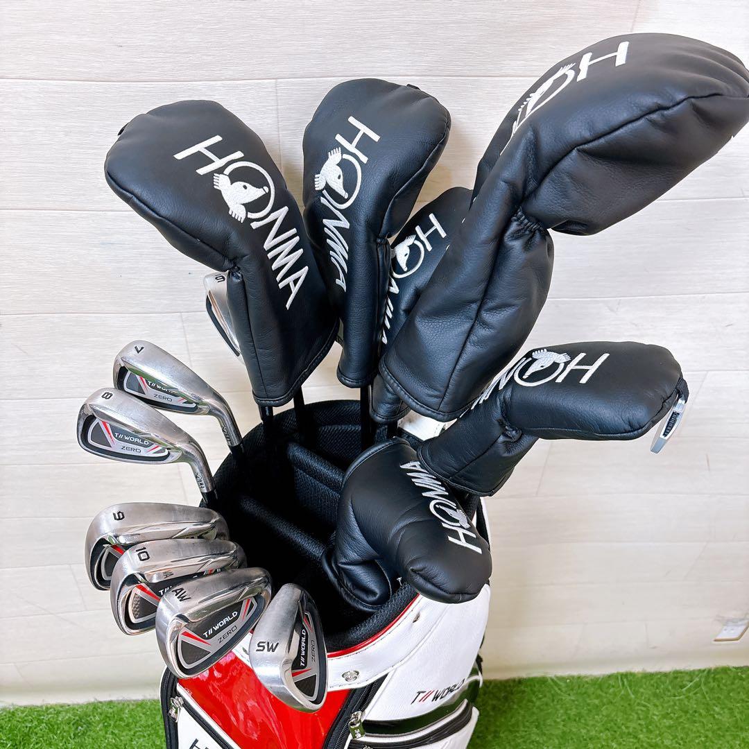 Mホンマ ツアーワールドゼロ 初心者オススメメンズゴルフクラブセット 13本