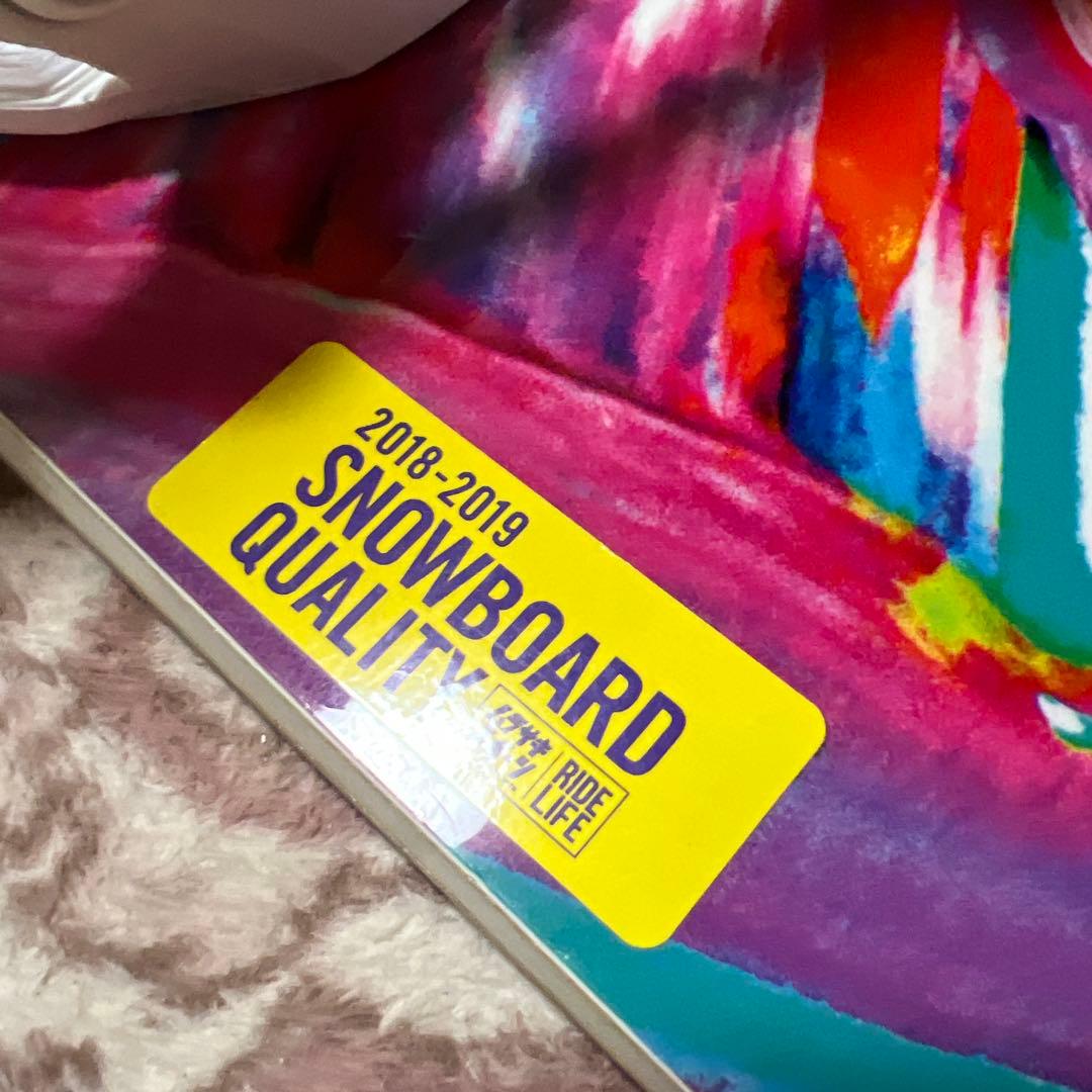 美品 ROME SDS 142cm バイン付 スノーボード2点セット レディース