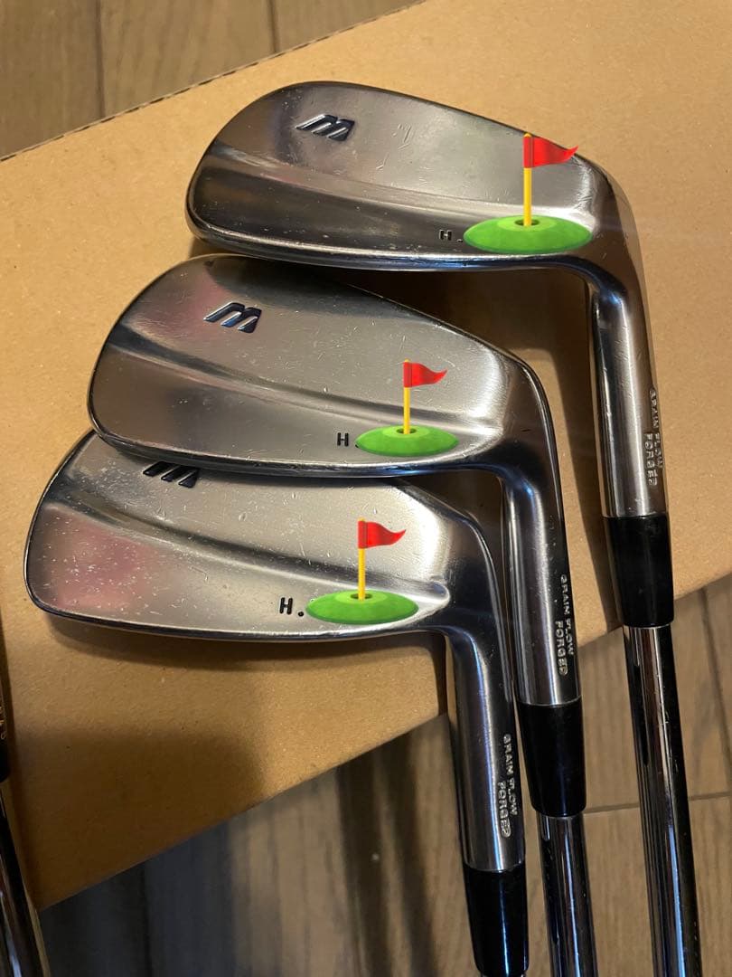 ミズノ　GRAIN FLOW FORGEDアイアン6本　ダイナミックゴールド