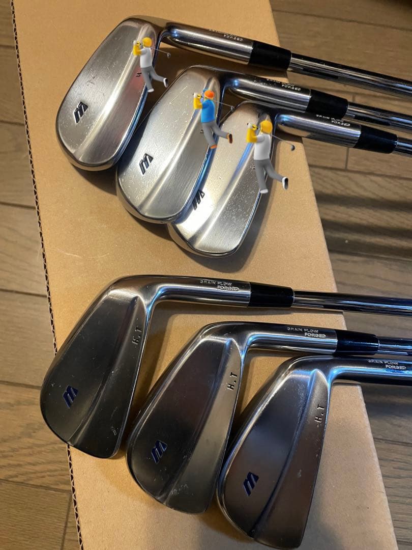 ミズノ　GRAIN FLOW FORGEDアイアン6本　ダイナミックゴールド