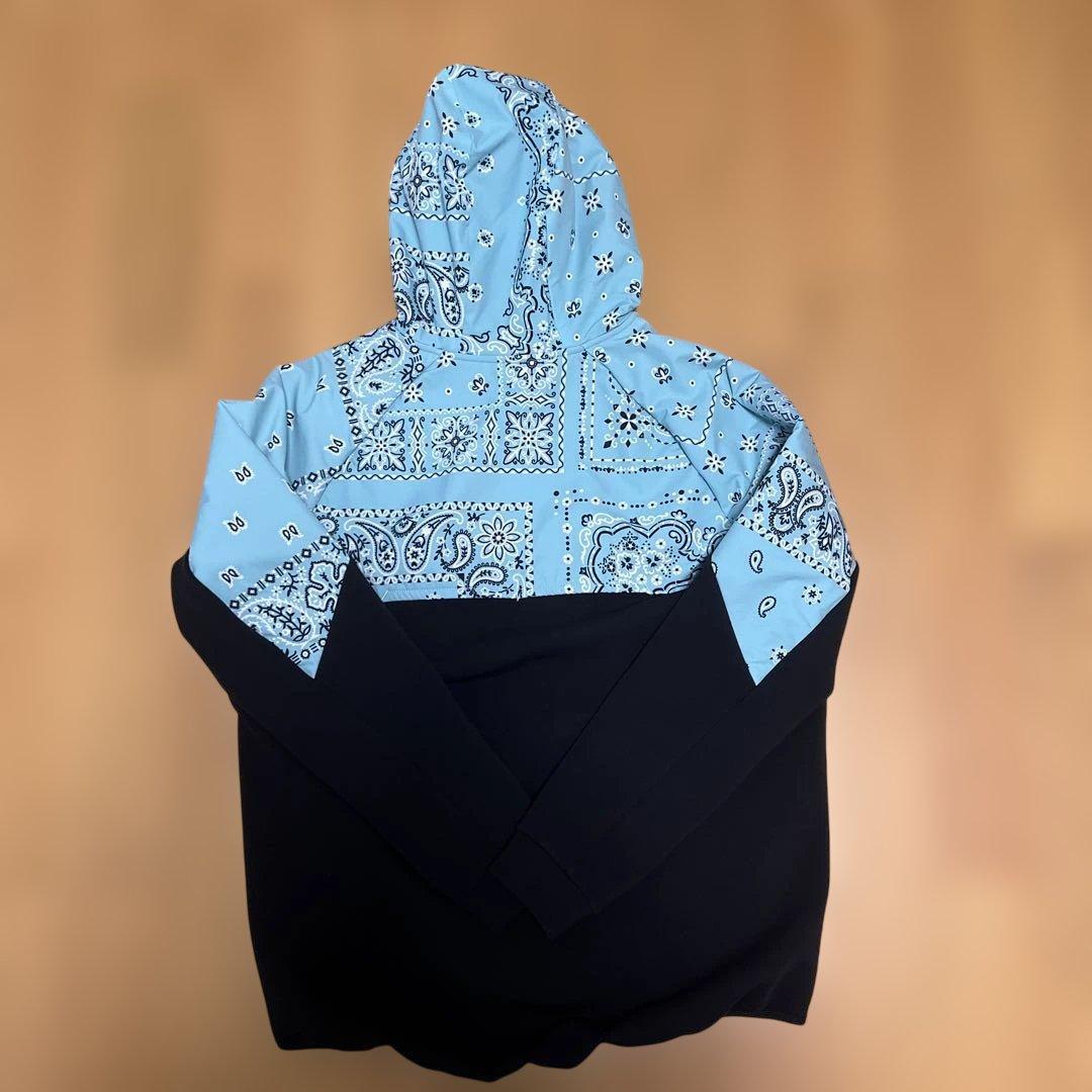 【未使用】FCRB VENTILATION HOODIE ペイズリー柄　XL