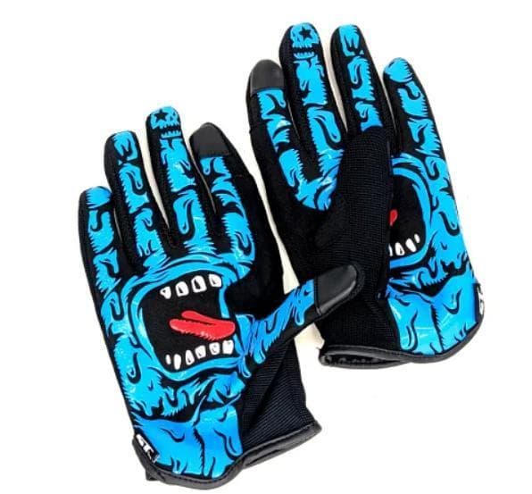 新品 サンタクルーズ x MxMxM スクリーミングハンドグローブ 黒青