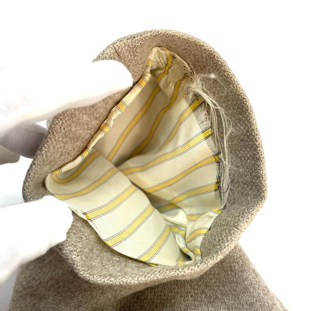 Y249-13 ETRO エトロ ペイズリー裏地 チェスターコート グレー