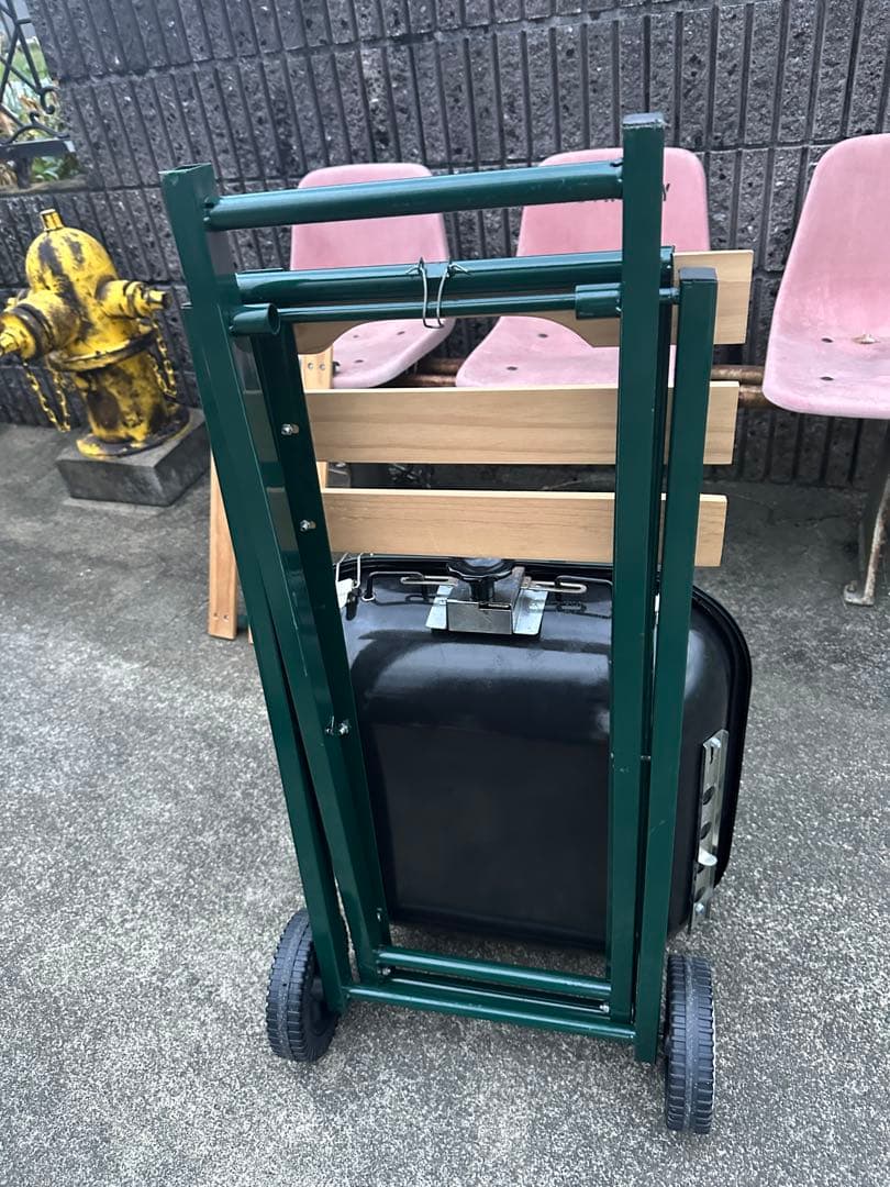 コールマン‼️ミニスクエア‼️バーベキューコンロ‼️折りたたみ式‼️アメリカンスタイル‼️