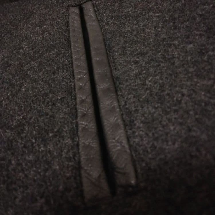 コシノミチコ ビンテージ レザー ウール スタジャン 80s 90s