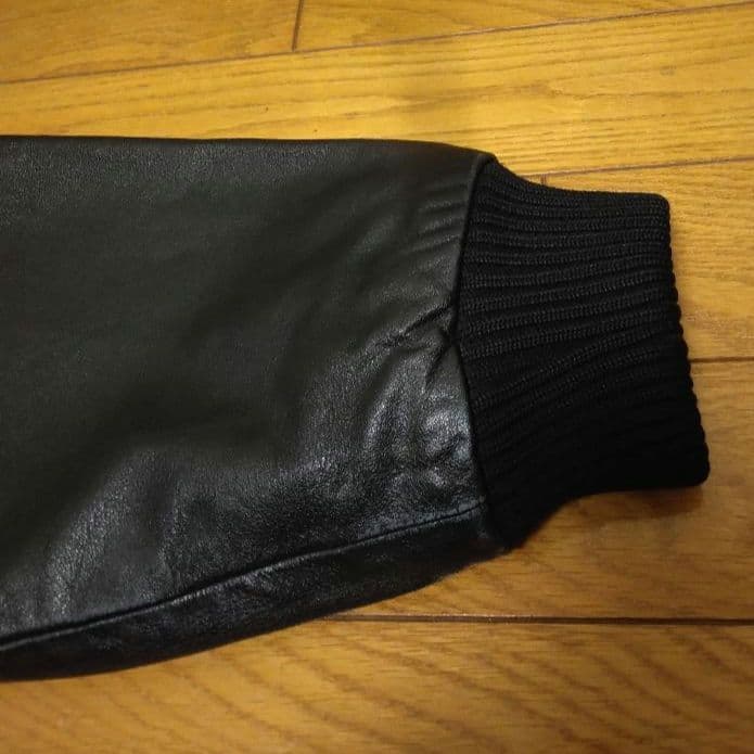 コシノミチコ ビンテージ レザー ウール スタジャン 80s 90s