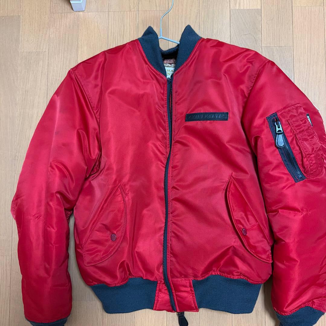 AVIREX レッド MA-1ジャケット