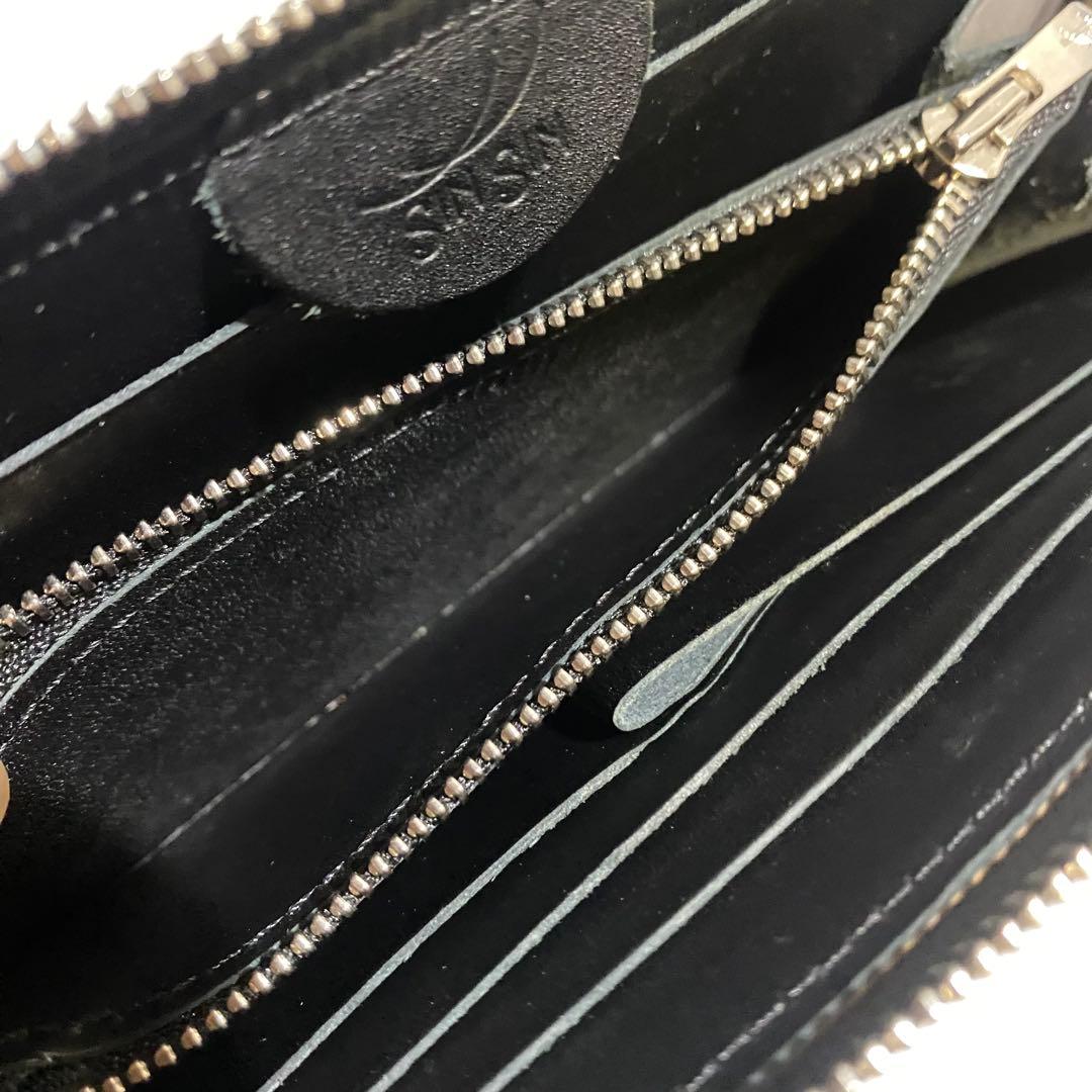 【未使用級】SINSIN 新進工房 バタール　キャビアスキンレザー　長財布