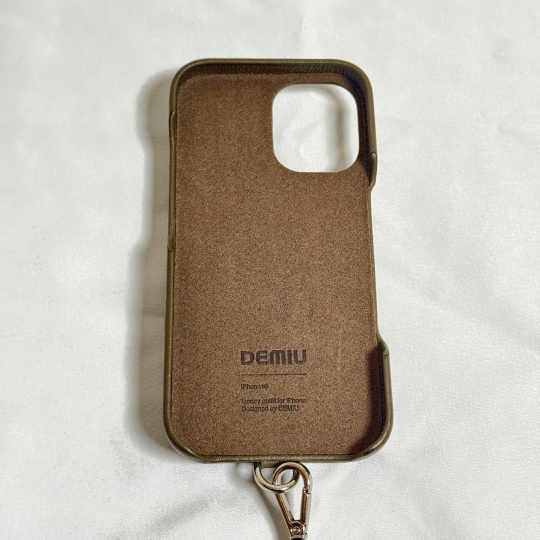 美品✨　DEMIU BALLOON iPhone 16 グレージュ　 未使用