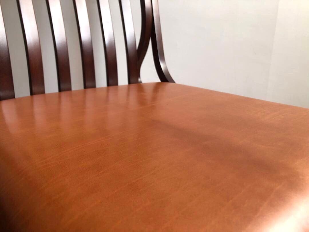 秋田木工社製 低座椅子 革張り ジャパニーズモダン ヴィンテージ 和家具 古民家