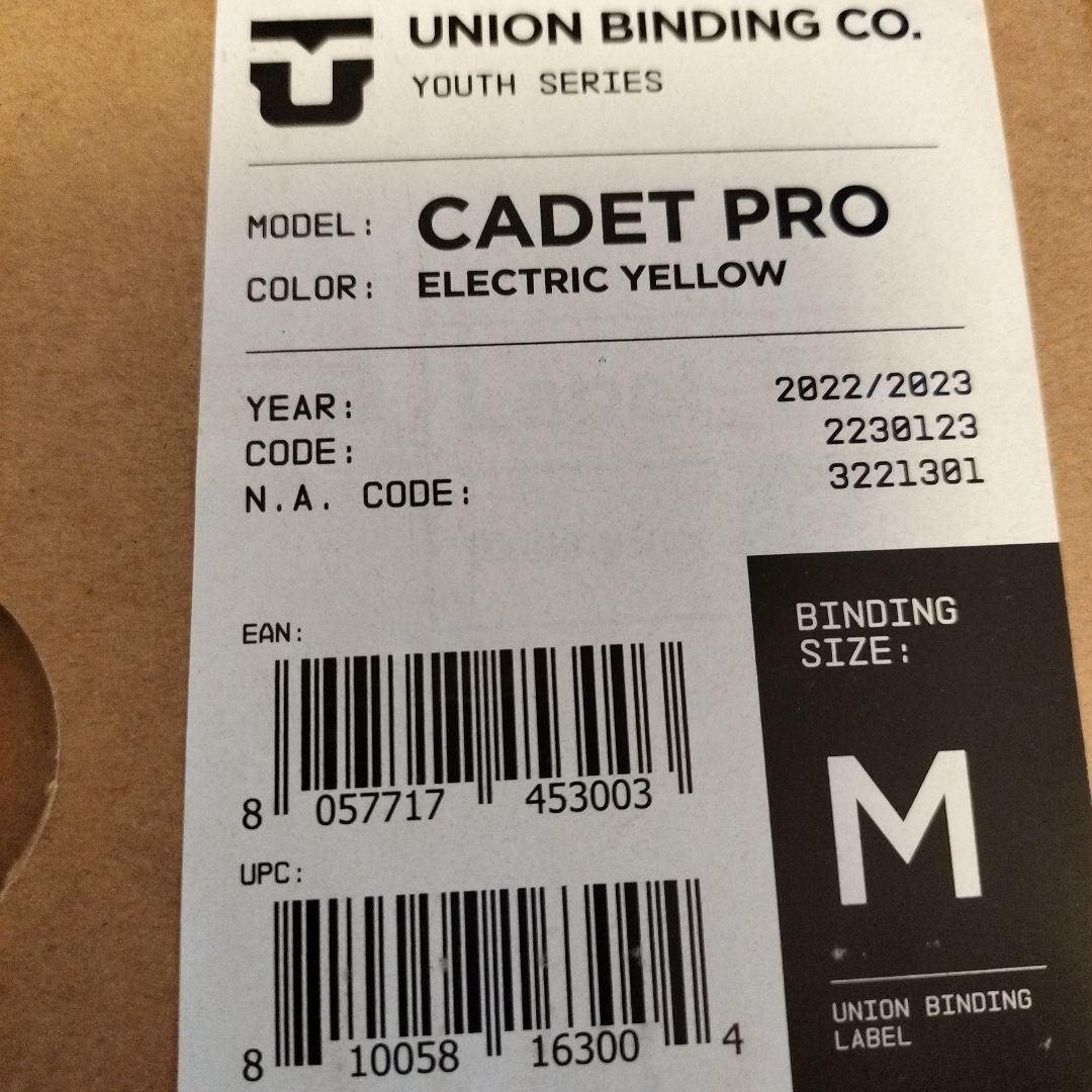 UNION スノーボード ビンディング ユース　Мサイズ
