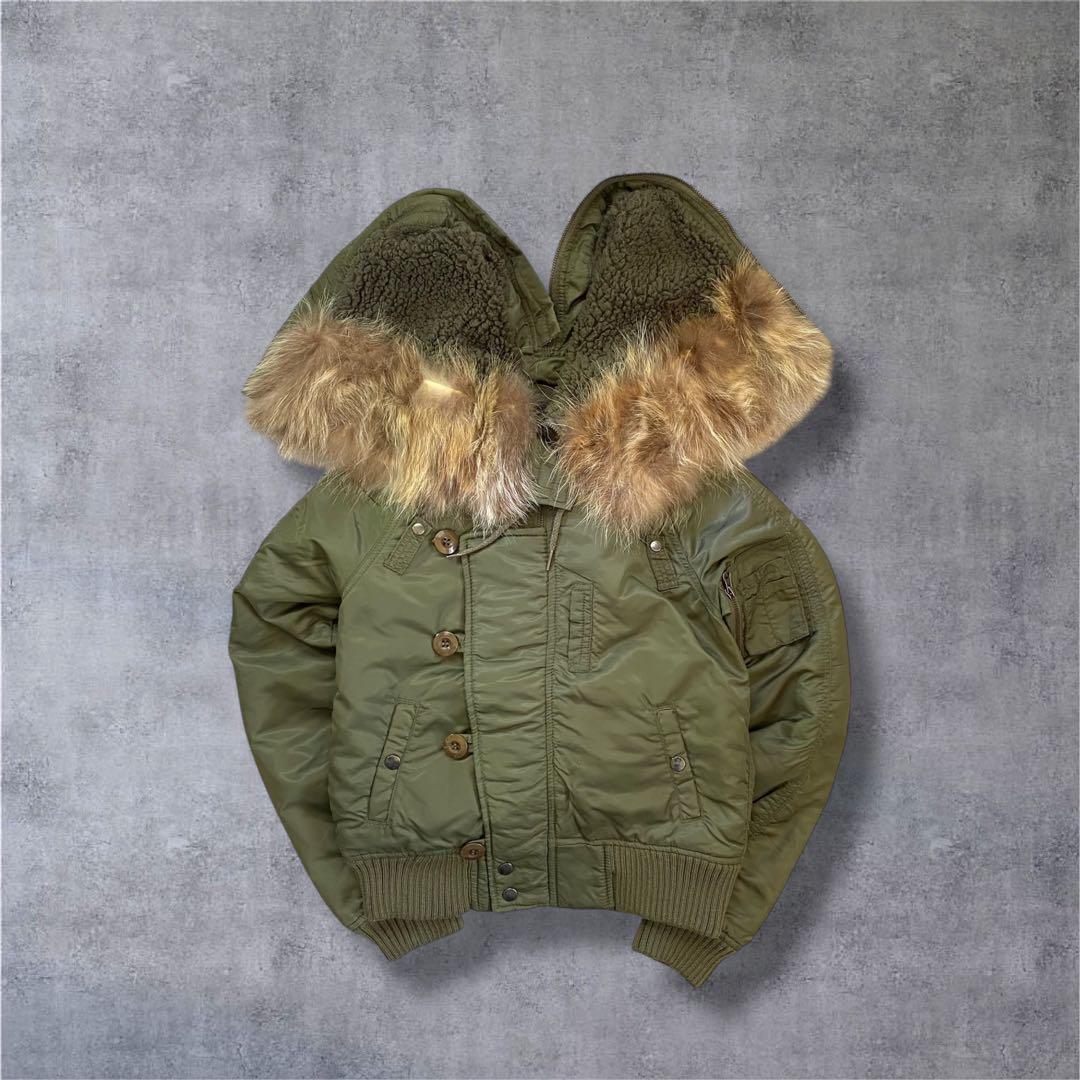 n2b flight bomber jacket opium y2k n-2b Y2K N2B OPIUM 短丈