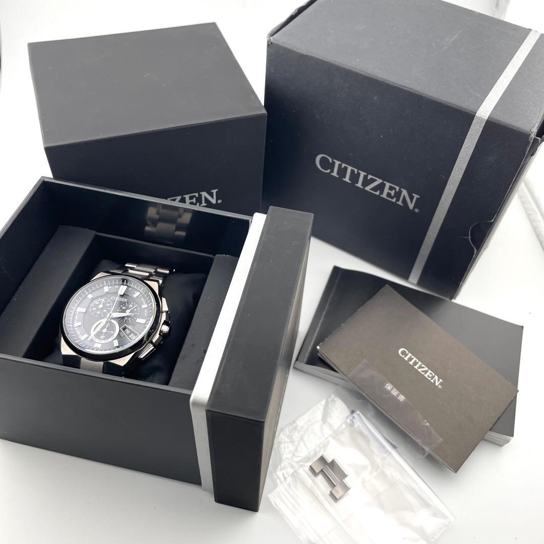 稼働/付属品】シチズン アテッサ ワールドタイム 電波ソーラー 腕時計