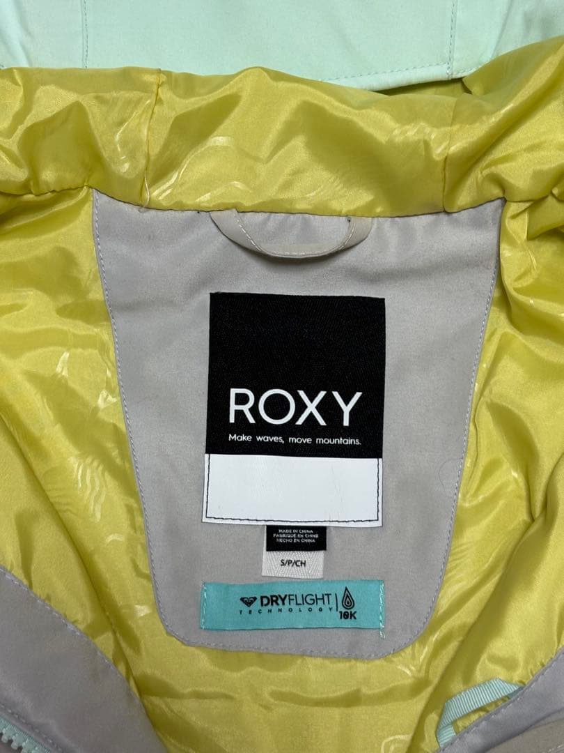 ✨新品未使用タグ付き✨ROXY ロキシースノーボードウェア グレー×イエロー S
