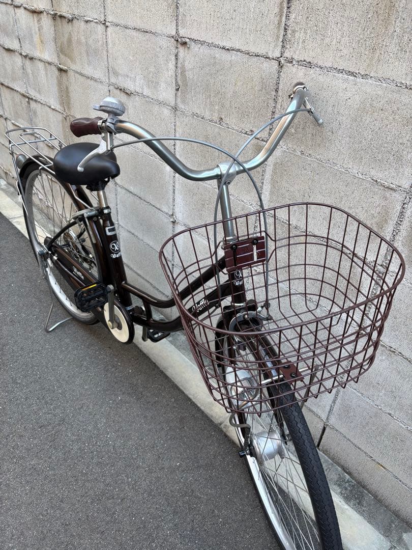シティサイクル　ブラウン