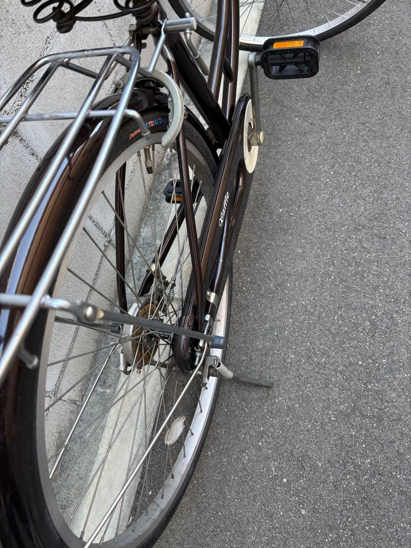 シティサイクル　ブラウン