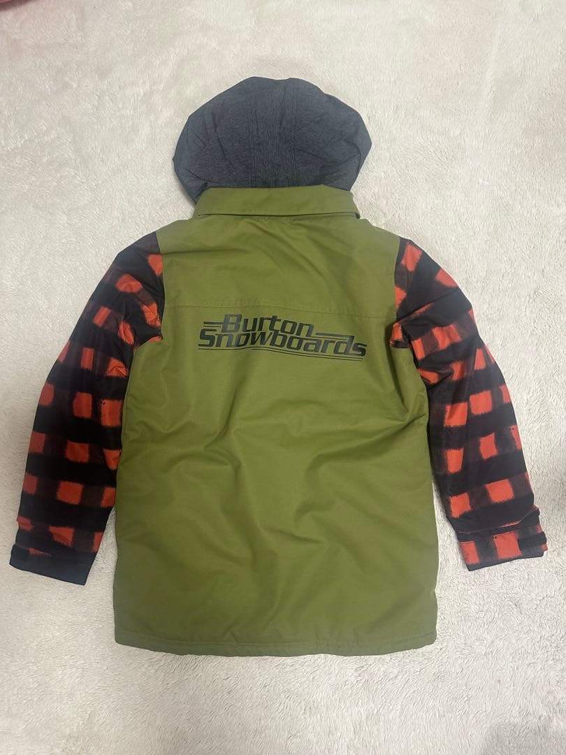 BURTON 上下スノーボードウェア XL160センチ 子ども用 オリーブ