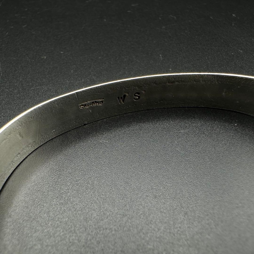 Navajo Wylie Secatero スタンプワーク トライアングバングル - メルカリ