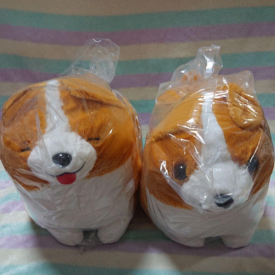 いちにのコーギー！ ティッシュケースカバーぬいぐるみ いち、いちヨロコビセット！