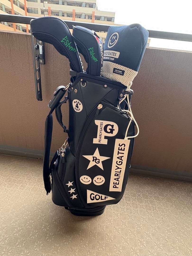 PEARLY GATES キャディバッグ ネイビー