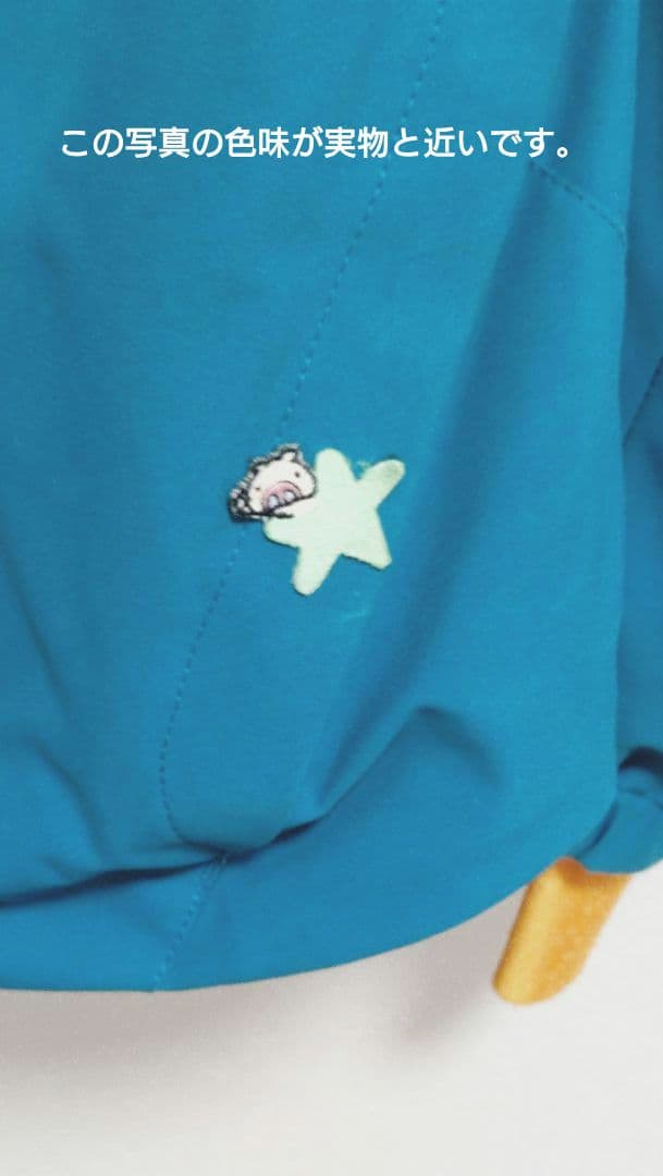 DESCENTE グリーン/ブルー スキーウェア/パンツセット ユニセックス S