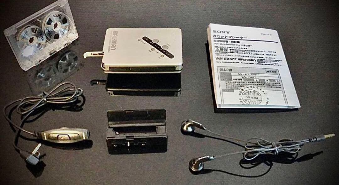 カセットウォークマンSONY WM-EX677「整備済み、完動美品」