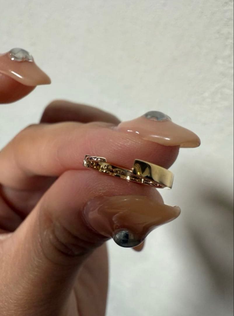 【最終値下げ】STARJEWELRY☆K10 ダイヤモンドクリックスホープピアス