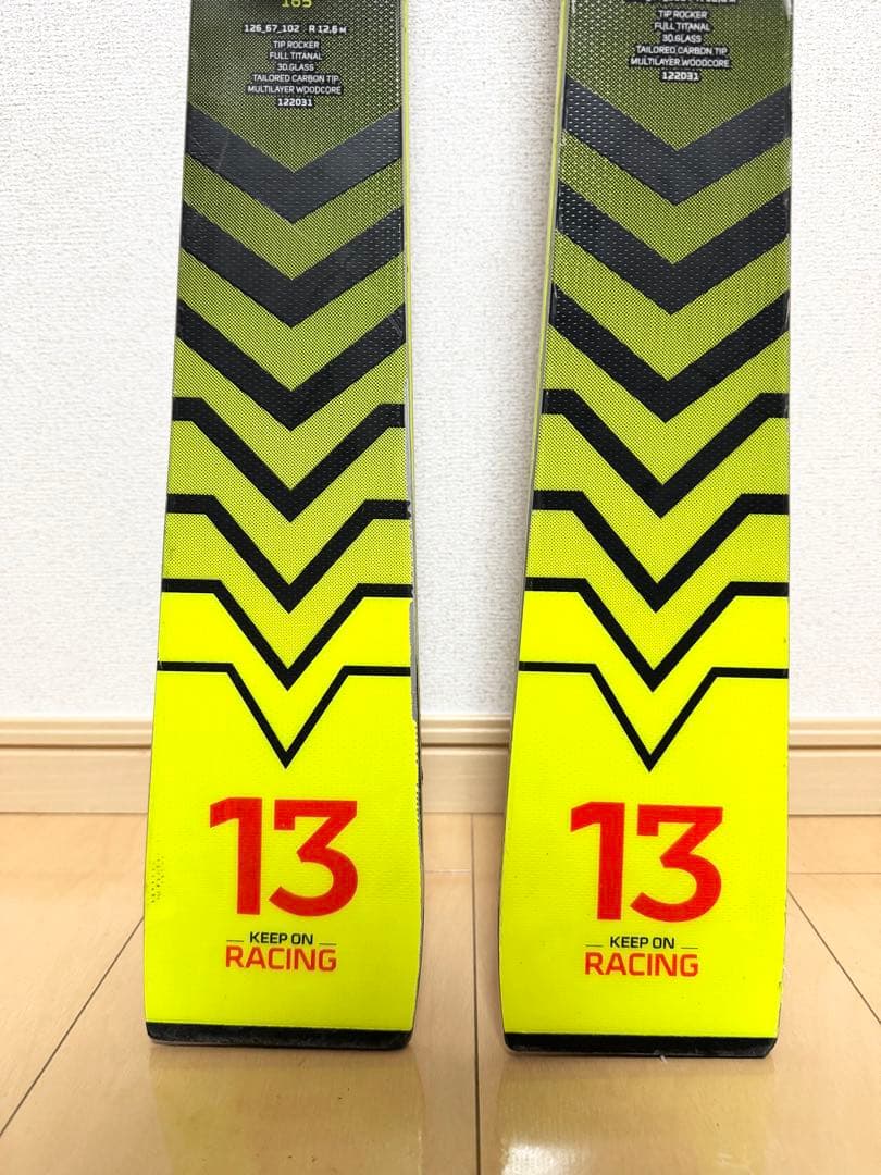 【美品】VÖLKL RACETIGER SL 165cm スキー板