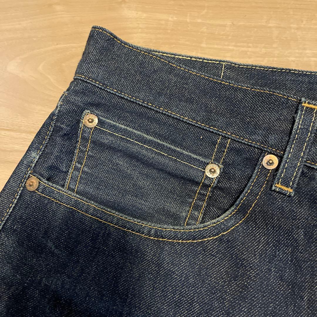 良品 濃紺 LEVI'S 501XX 1955 米国製 赤耳 W36 x L34