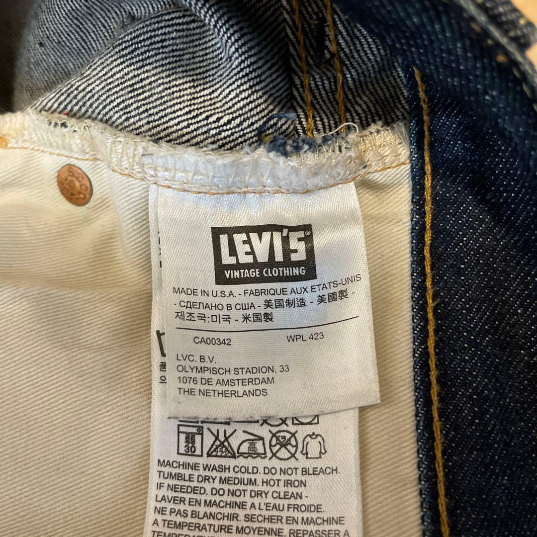 良品 濃紺 LEVI'S 501XX 1955 米国製 赤耳 W36 x L34