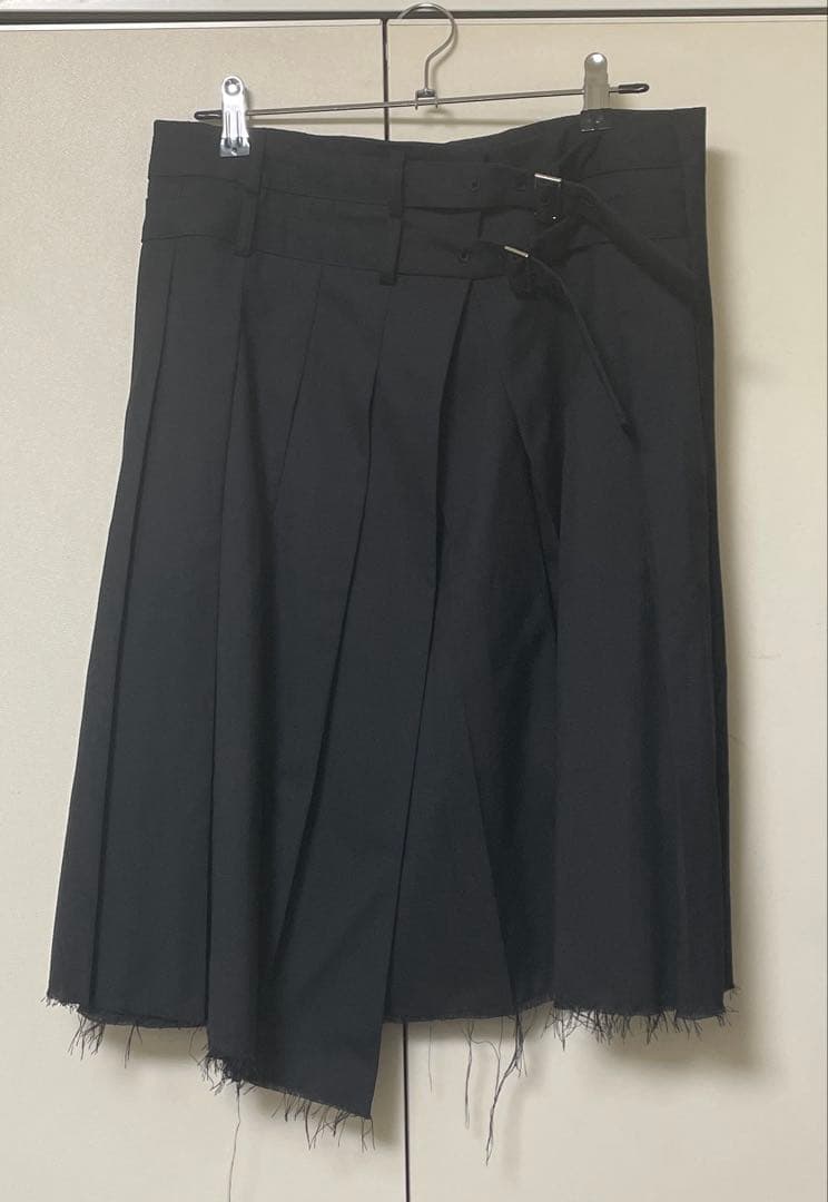 asymmetry wool wrap skirt / ilean - メルカリ