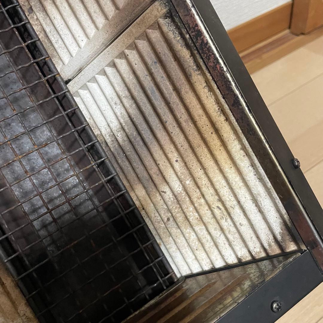 【美品】ユニフレーム　ユニセラTG-III ブラック 収納袋&焼き網ハンドル付