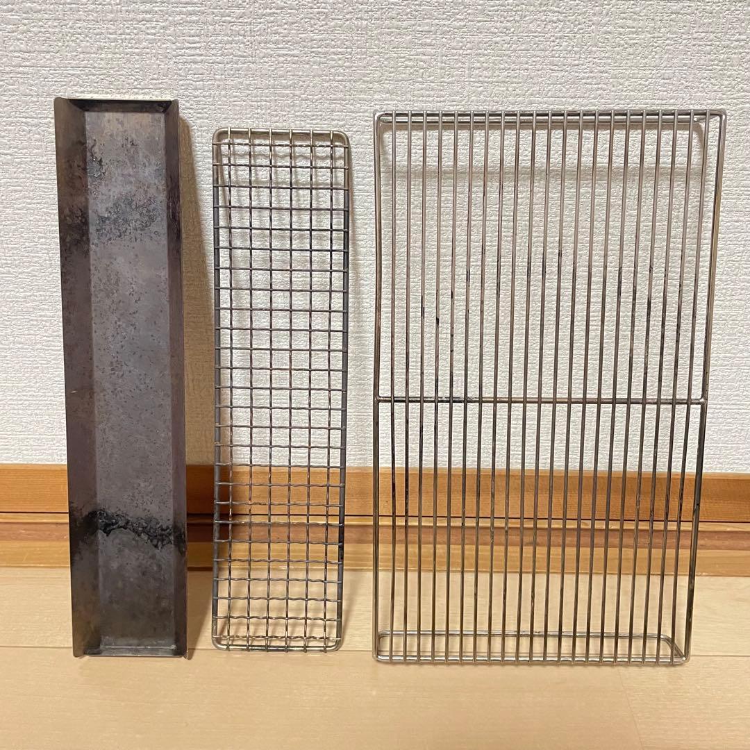 【美品】ユニフレーム　ユニセラTG-III ブラック 収納袋&焼き網ハンドル付