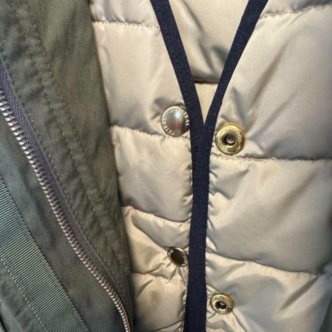 ☆TATRS☆ モッズコート インナーダウンベスト セット カーキ　サイズ1