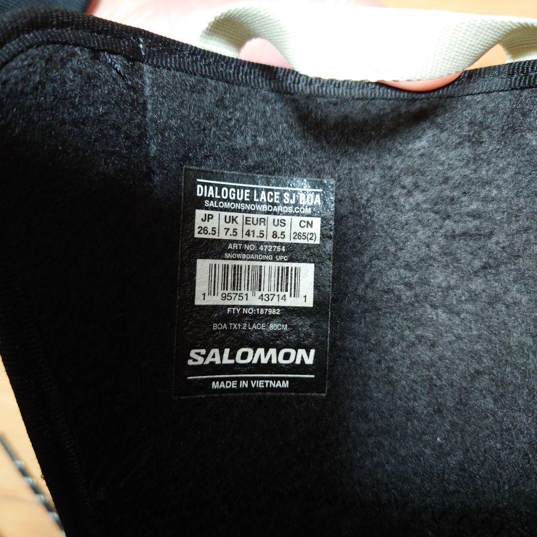 SALOMON DIALOGUE LACE SJ BOAスノーボードブーツ